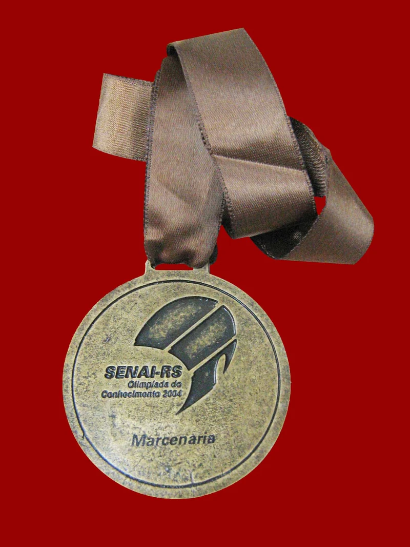 Medalha zamac personalizada